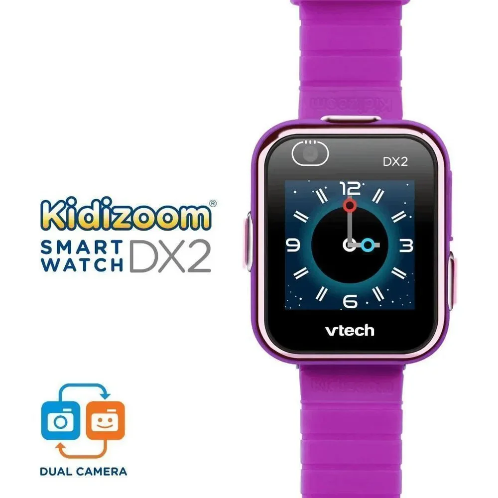 VTech KidiZoom kid, youth,Smartwatch DX2, Purple NWD